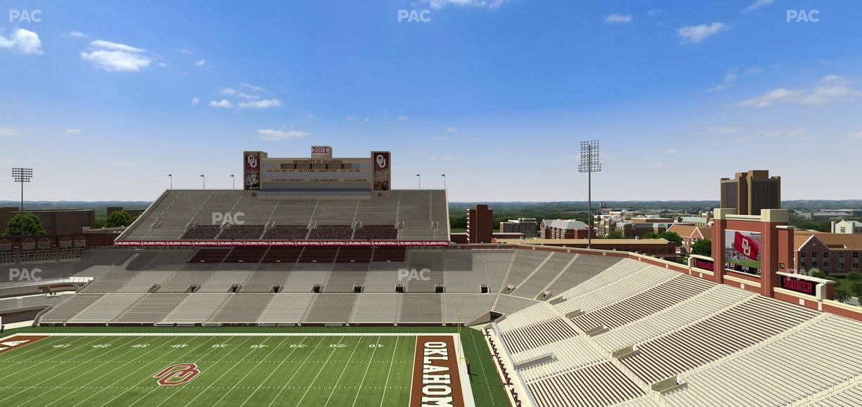 Gaylord Family Oklahoma Memorial Stadium - Section 227 Seat View