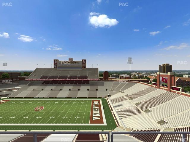 Gaylord Family Oklahoma Memorial Stadium - Section 227 Seat View