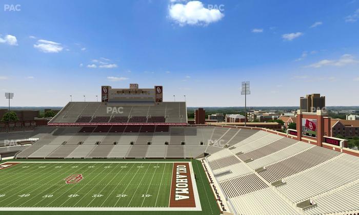 Gaylord Family Oklahoma Memorial Stadium - Section 227 Seat View