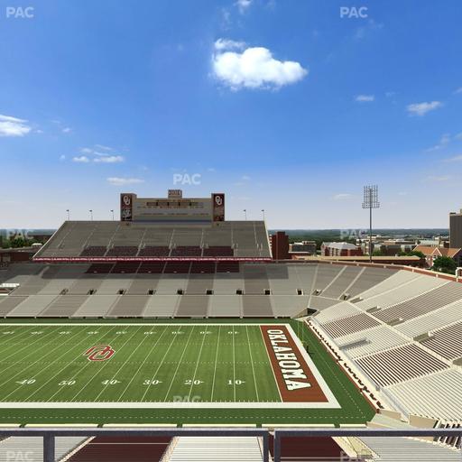 Gaylord Family Oklahoma Memorial Stadium - Section 228 Seat View