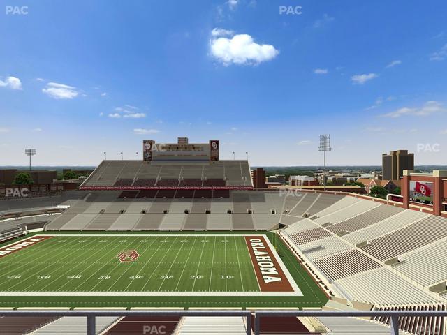 Gaylord Family Oklahoma Memorial Stadium - Section 228 Seat View