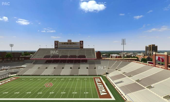 Gaylord Family Oklahoma Memorial Stadium - Section 228 Seat View