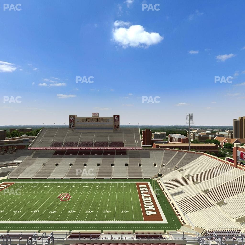 Gaylord Family Oklahoma Memorial Stadium - Section 228 Seat View