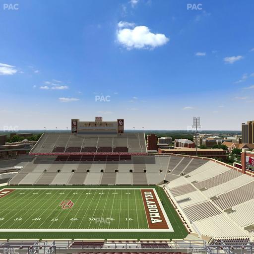 Gaylord Family Oklahoma Memorial Stadium - Section 228 Seat View
