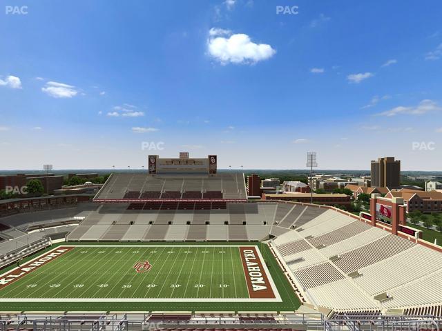 Gaylord Family Oklahoma Memorial Stadium - Section 228 Seat View