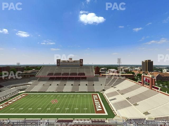 Gaylord Family Oklahoma Memorial Stadium - Section 228 Seat View