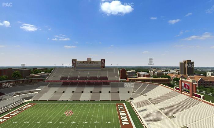 Gaylord Family Oklahoma Memorial Stadium - Section 228 Seat View
