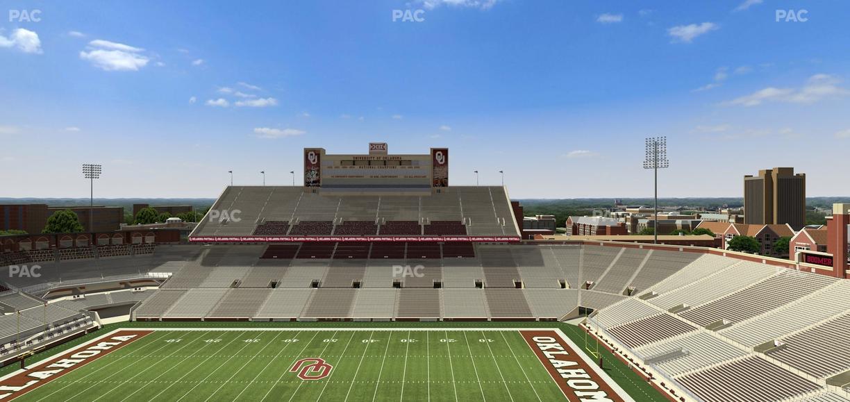 Gaylord Family Oklahoma Memorial Stadium - Section 229 Seat View