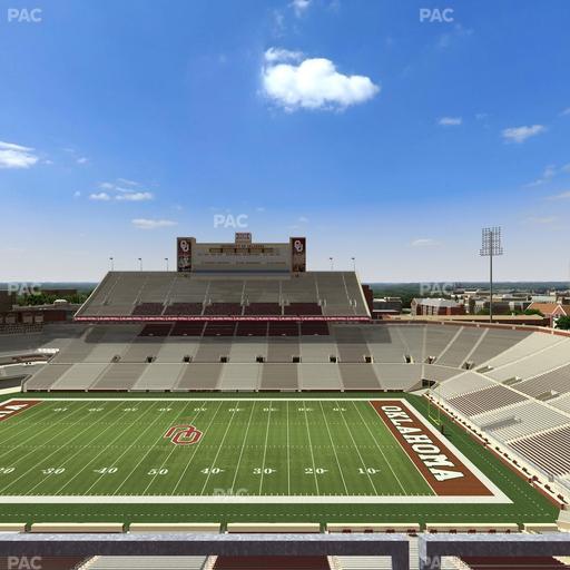 Gaylord Family Oklahoma Memorial Stadium - Section 229 Seat View