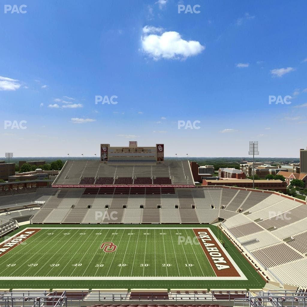 Gaylord Family Oklahoma Memorial Stadium - Section 229 Seat View