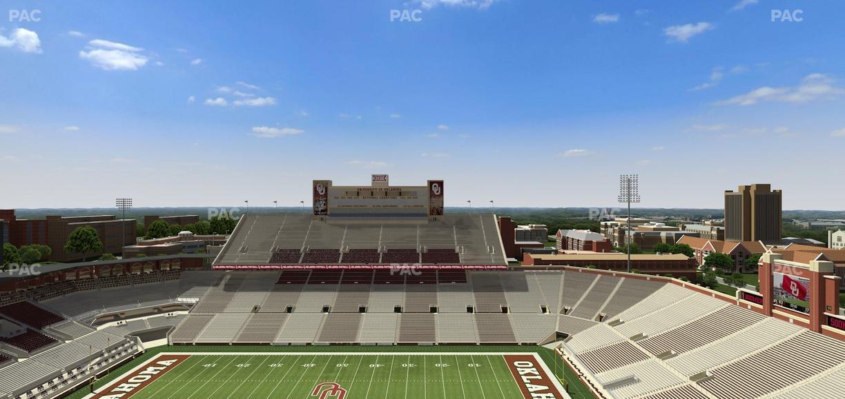 Gaylord Family Oklahoma Memorial Stadium - Section 229 Seat View