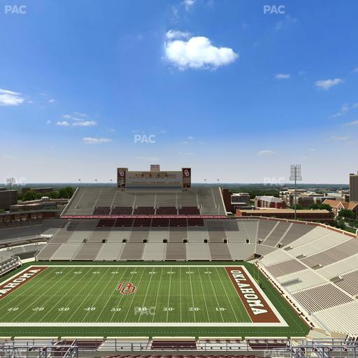 Gaylord Family Oklahoma Memorial Stadium - Section 229 Seat View