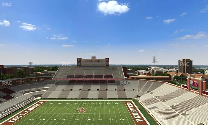 Gaylord Family Oklahoma Memorial Stadium - Section 229 Seat View