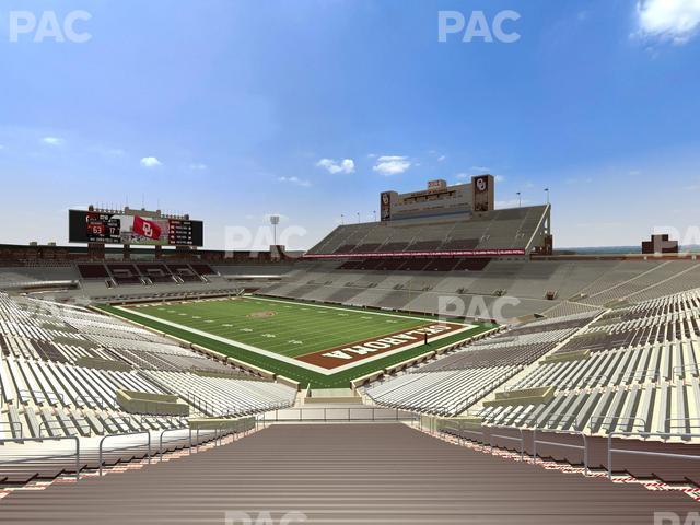 Gaylord Family Oklahoma Memorial Stadium - Section 23 Seat View