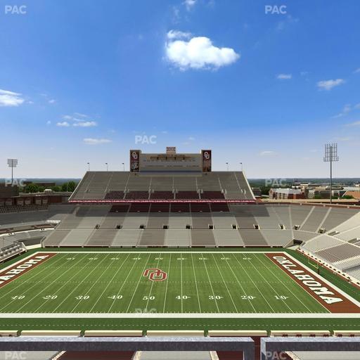Gaylord Family Oklahoma Memorial Stadium - Section 230 Seat View