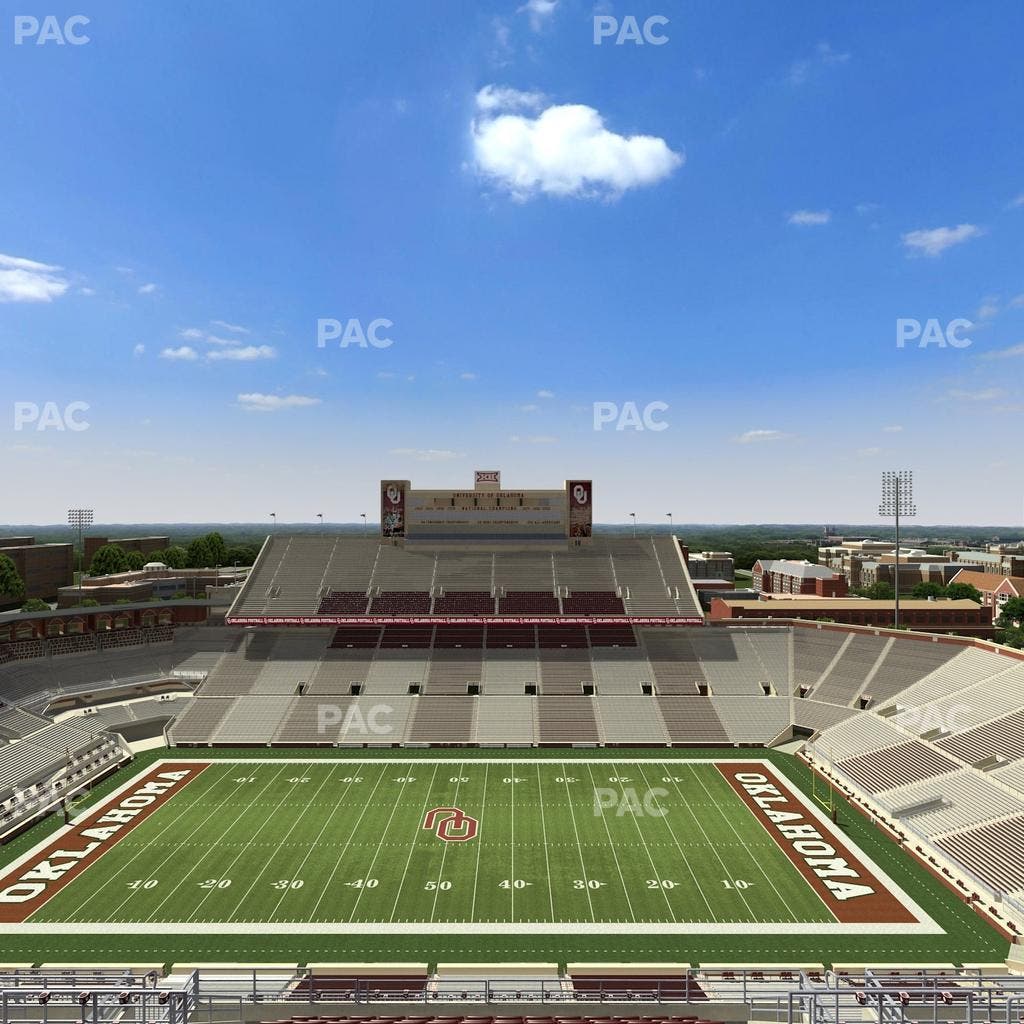 Gaylord Family Oklahoma Memorial Stadium - Section 230 Seat View