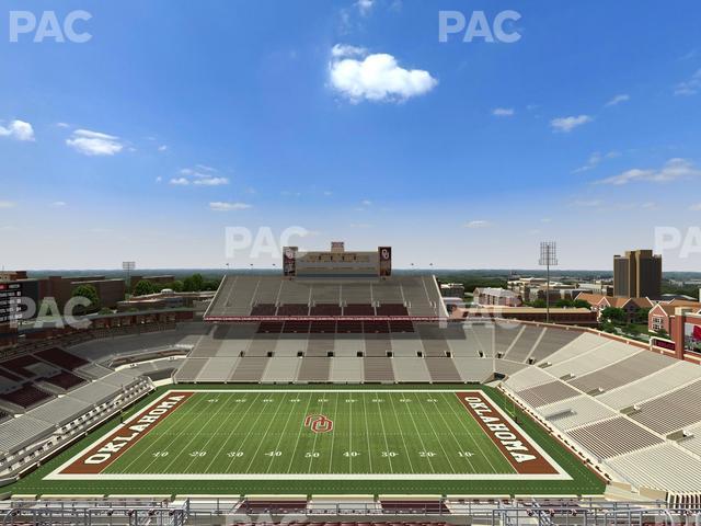 Gaylord Family Oklahoma Memorial Stadium - Section 230 Seat View