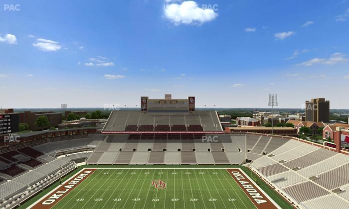 Gaylord Family Oklahoma Memorial Stadium - Section 230 Seat View