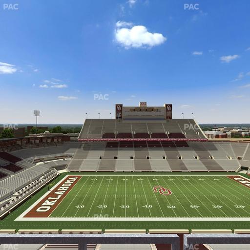 Gaylord Family Oklahoma Memorial Stadium - Section 232 Seat View