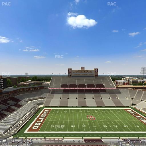 Gaylord Family Oklahoma Memorial Stadium - Section 232 Seat View
