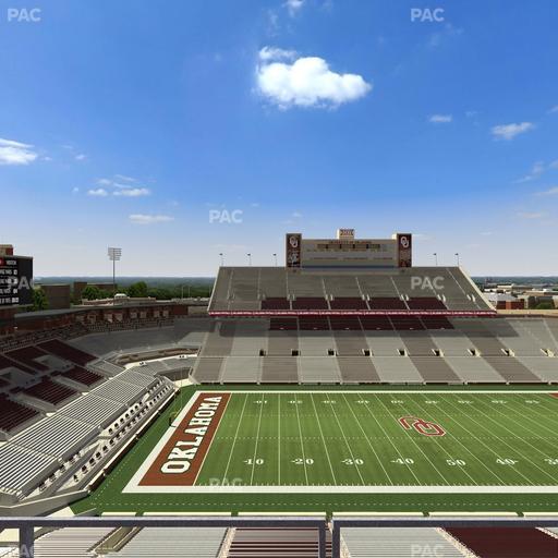 Gaylord Family Oklahoma Memorial Stadium - Section 233 Seat View