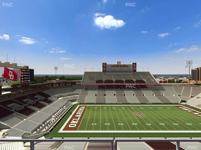 Gaylord Family Oklahoma Memorial Stadium - Section 233 Seat View