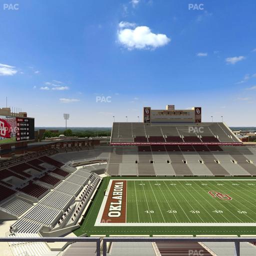 Gaylord Family Oklahoma Memorial Stadium - Section 234 Seat View