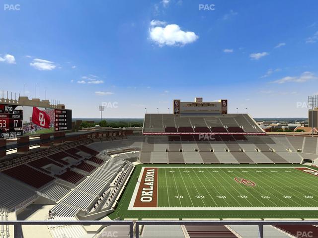Gaylord Family Oklahoma Memorial Stadium - Section 234 Seat View