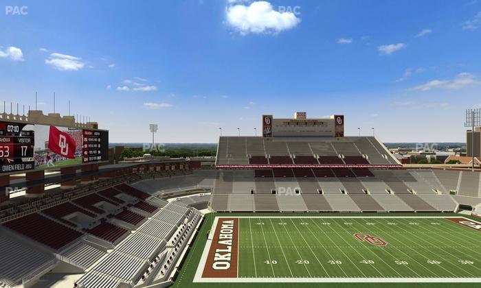 Gaylord Family Oklahoma Memorial Stadium - Section 234 Seat View