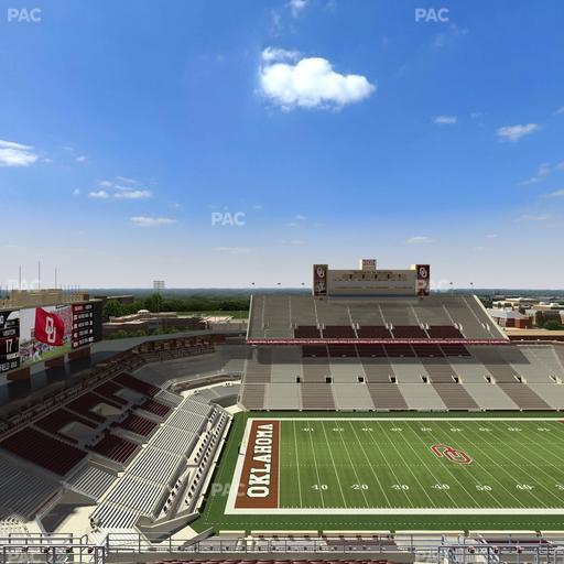 Gaylord Family Oklahoma Memorial Stadium - Section 234 Seat View