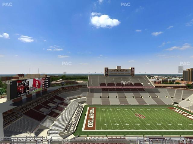 Gaylord Family Oklahoma Memorial Stadium - Section 234 Seat View