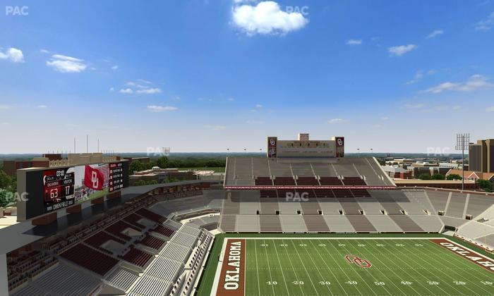 Gaylord Family Oklahoma Memorial Stadium - Section 234 Seat View