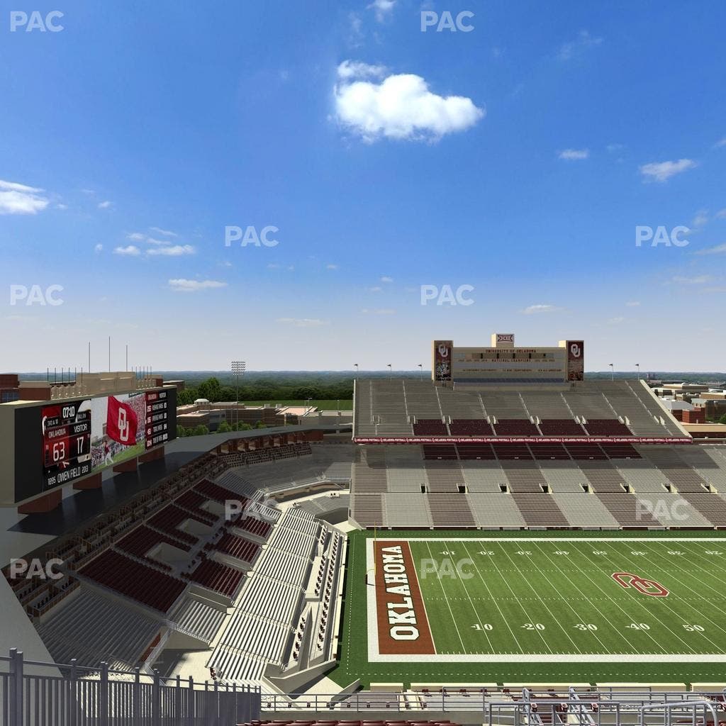 Gaylord Family Oklahoma Memorial Stadium - Section 235 Seat View