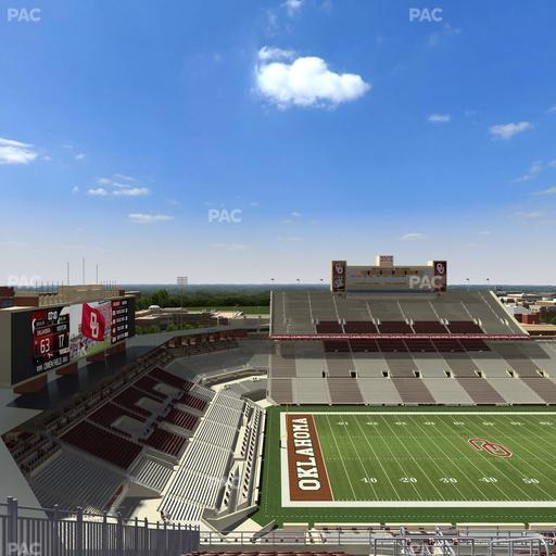 Gaylord Family Oklahoma Memorial Stadium - Section 235 Seat View
