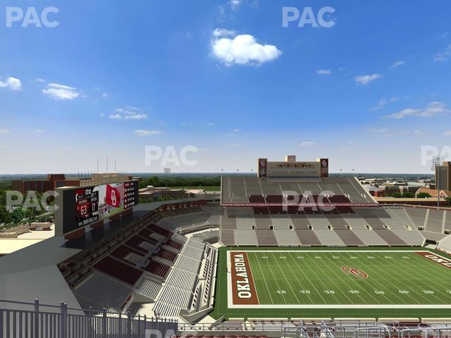 Gaylord Family Oklahoma Memorial Stadium - Section 235 Seat View