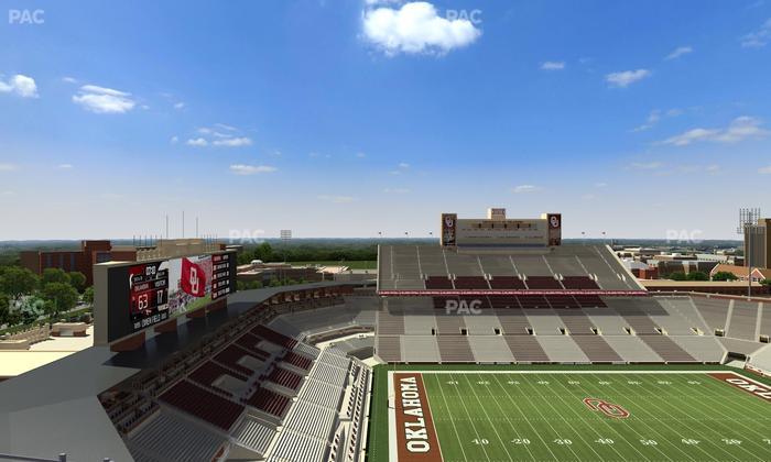 Gaylord Family Oklahoma Memorial Stadium - Section 235 Seat View