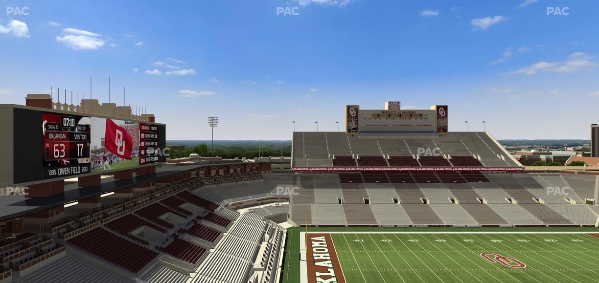 Gaylord Family Oklahoma Memorial Stadium - Section 235 Seat View
