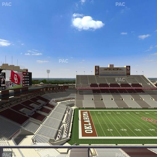Gaylord Family Oklahoma Memorial Stadium - Section 235 Seat View