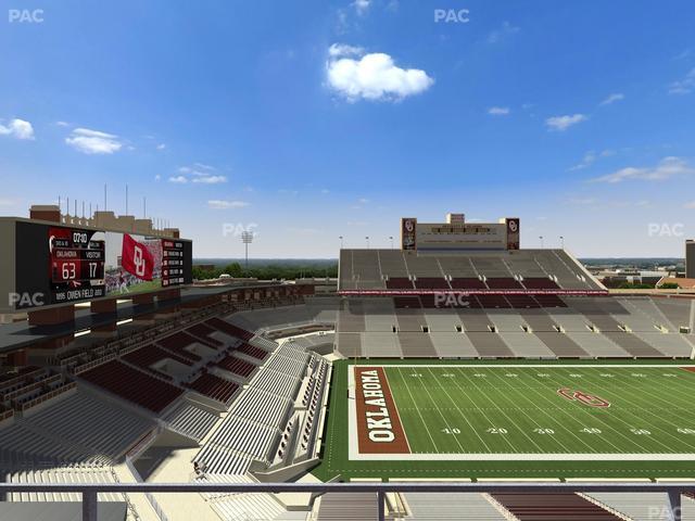 Gaylord Family Oklahoma Memorial Stadium - Section 235 Seat View