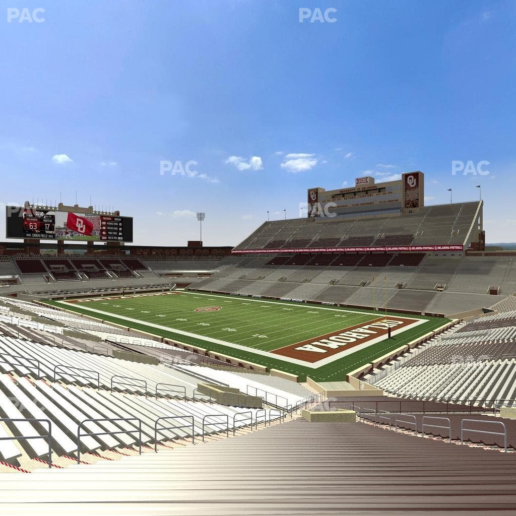 Gaylord Family Oklahoma Memorial Stadium - Section 24 Seat View