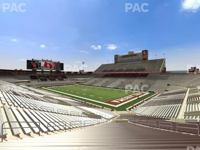 Gaylord Family Oklahoma Memorial Stadium - Section 24 Seat View