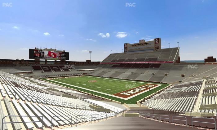 Gaylord Family Oklahoma Memorial Stadium - Section 24 Seat View