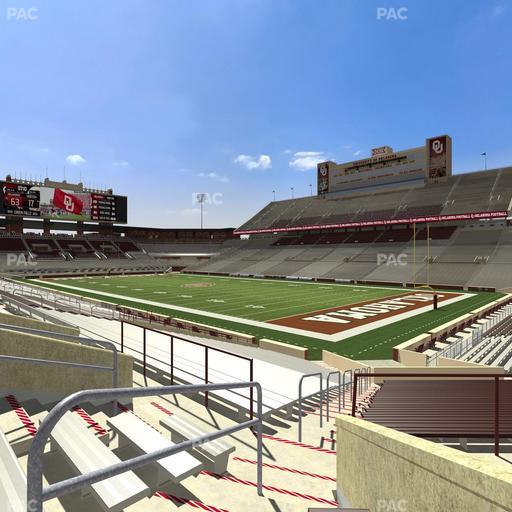 Gaylord Family Oklahoma Memorial Stadium - Section 24 Seat View
