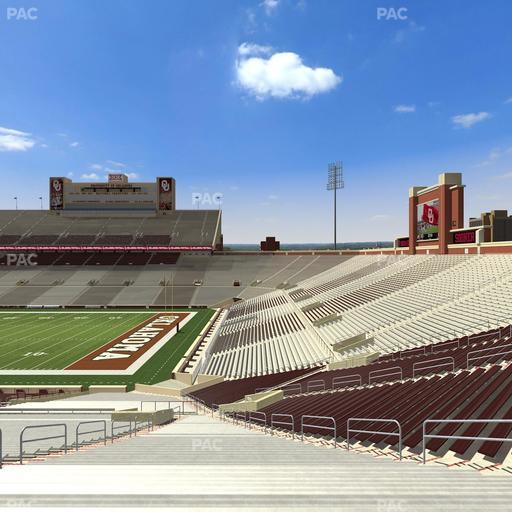 Gaylord Family Oklahoma Memorial Stadium - Section 25 Seat View
