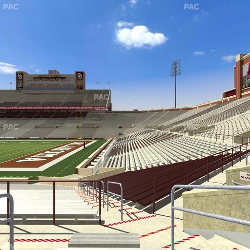 Gaylord Family Oklahoma Memorial Stadium - Section 25 Seat View