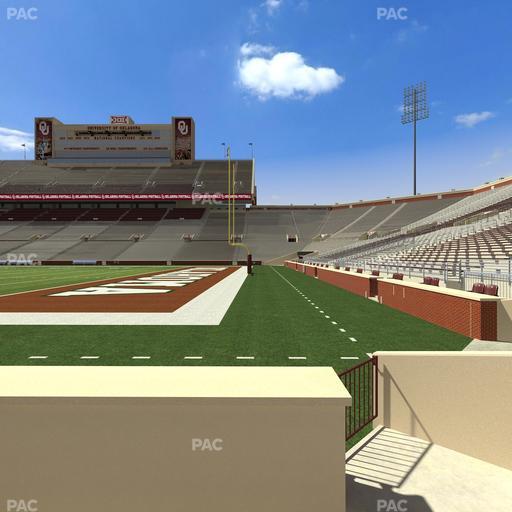 Gaylord Family Oklahoma Memorial Stadium - Section 26 Seat View