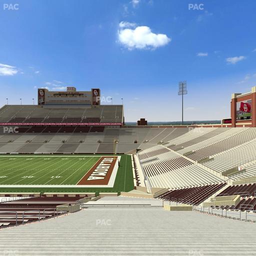 Gaylord Family Oklahoma Memorial Stadium - Section 26 Seat View