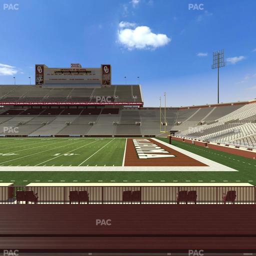 Gaylord Family Oklahoma Memorial Stadium - Section 27 Seat View