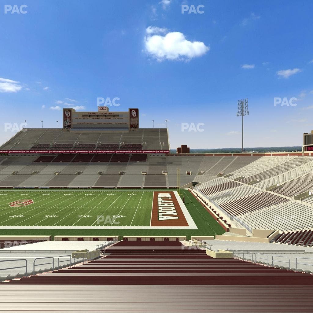 Gaylord Family Oklahoma Memorial Stadium - Section 27 Seat View