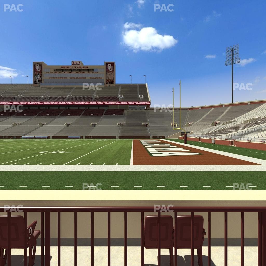 Gaylord Family Oklahoma Memorial Stadium - Section 27 Seat View